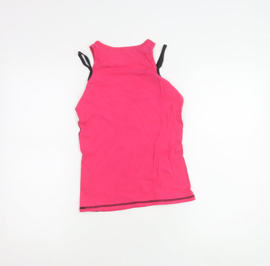 Reebok Pink Racerback Tank Top - Teens Size 12