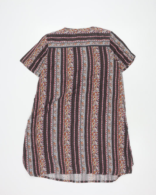 Fat Face Women's Multicoloured Floral Dress, Size 12, Cotton