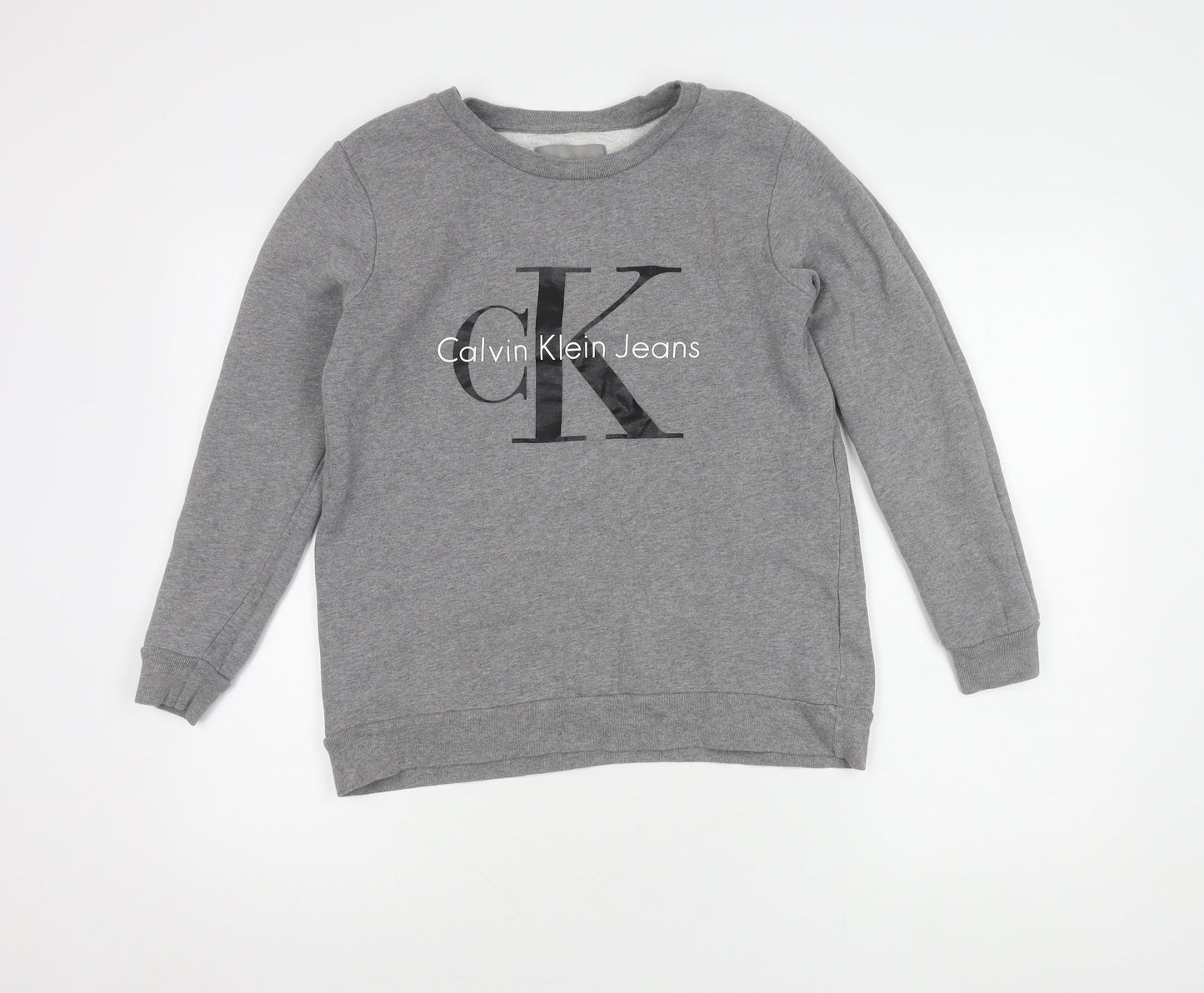 Calvin Klein Women's Grey XS Pullover Sweatshirt