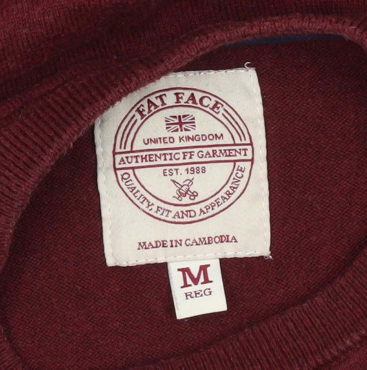 Fat Face Men's Red Pullover Jumper M