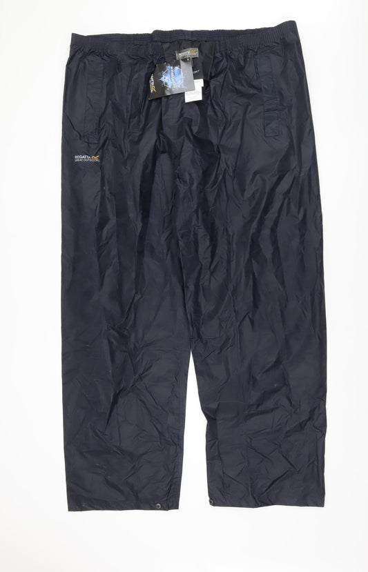 Regatta Men's Black Rain Trousers 2XL Waterproof