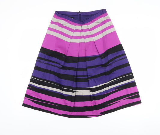 Hobbs Women’s Purple Midi A-Line Skirt Size 8