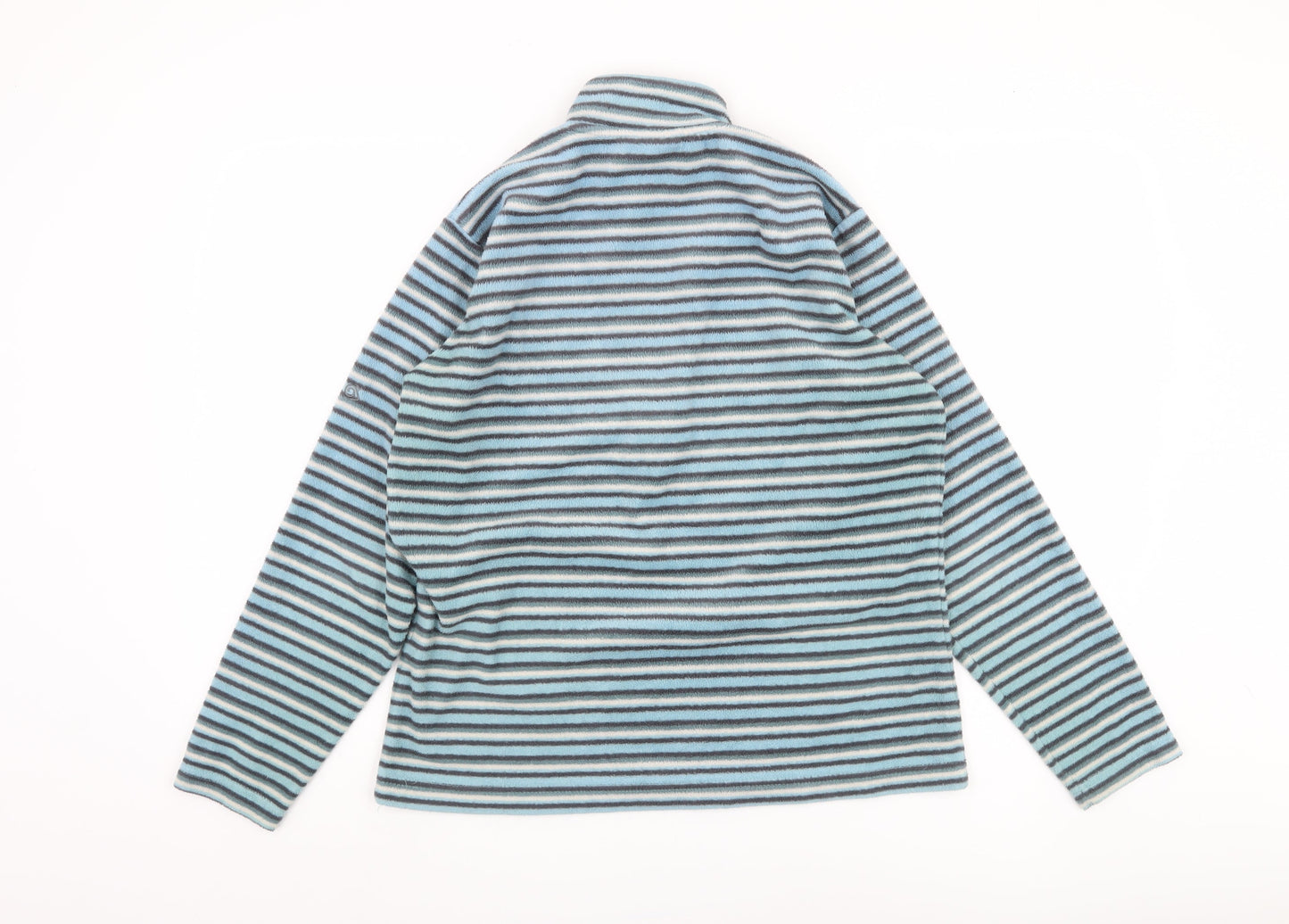 Craghoppers Women's Blue Striped Fleece Pullover, Size 16