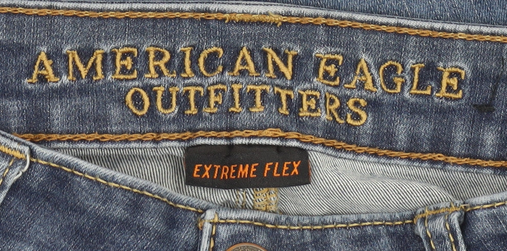 American Eagle Men's Blue Straight Jeans 30-34