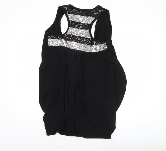 Joseph Ribkoff Women's Black Sequin Tank Size 10