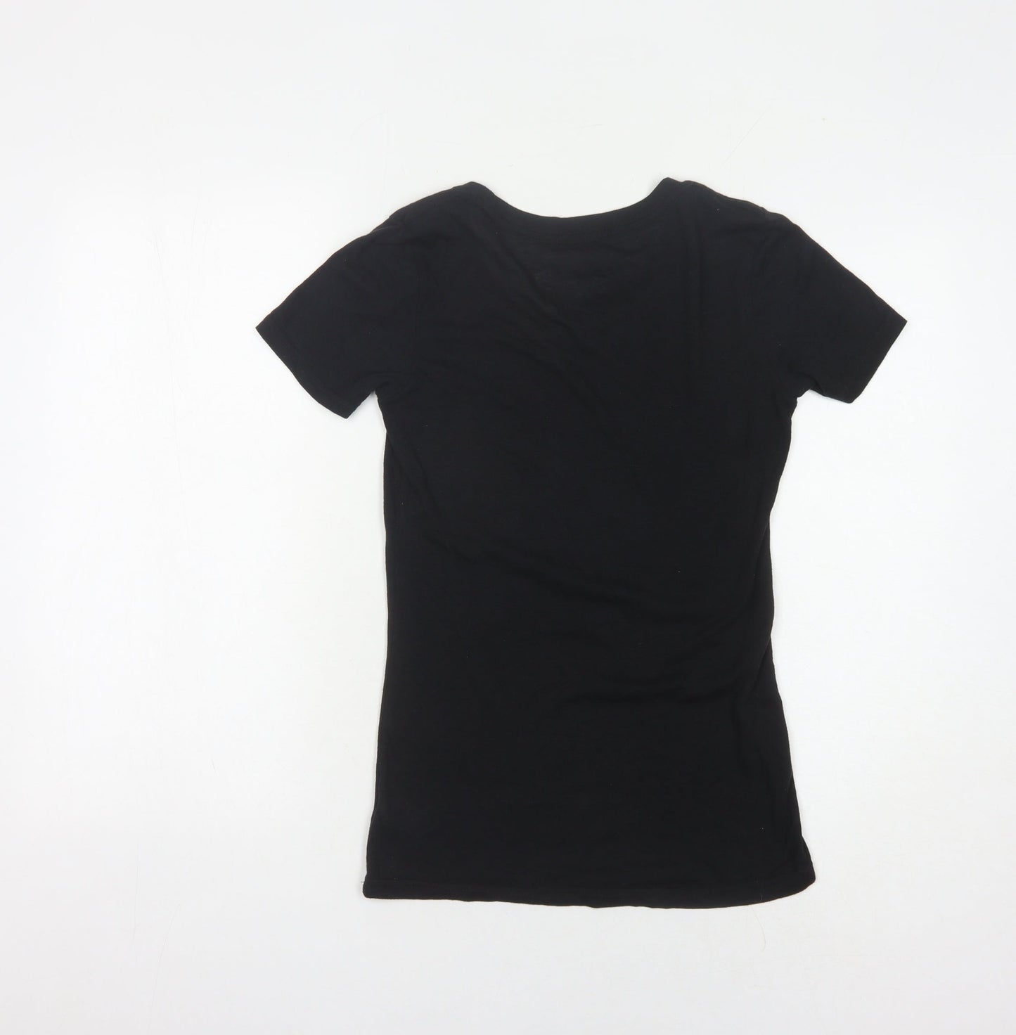 Billabong Women's Black Slim Fit Basic T-Shirt, Size S