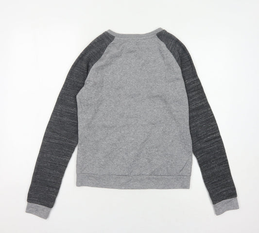 Adidas Women's Grey Logo Sweatshirt S