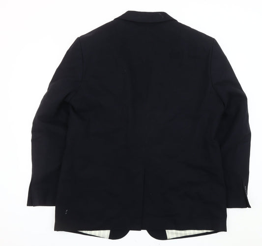 Debenhams Men's Black Regular Fit Blazer 42