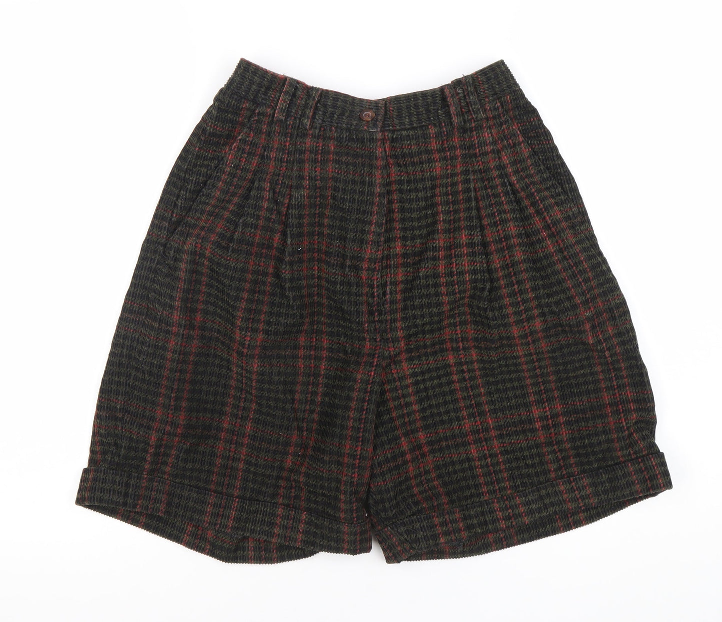 Rafaella Women's Multicoloured Plaid Shorts Size 8
