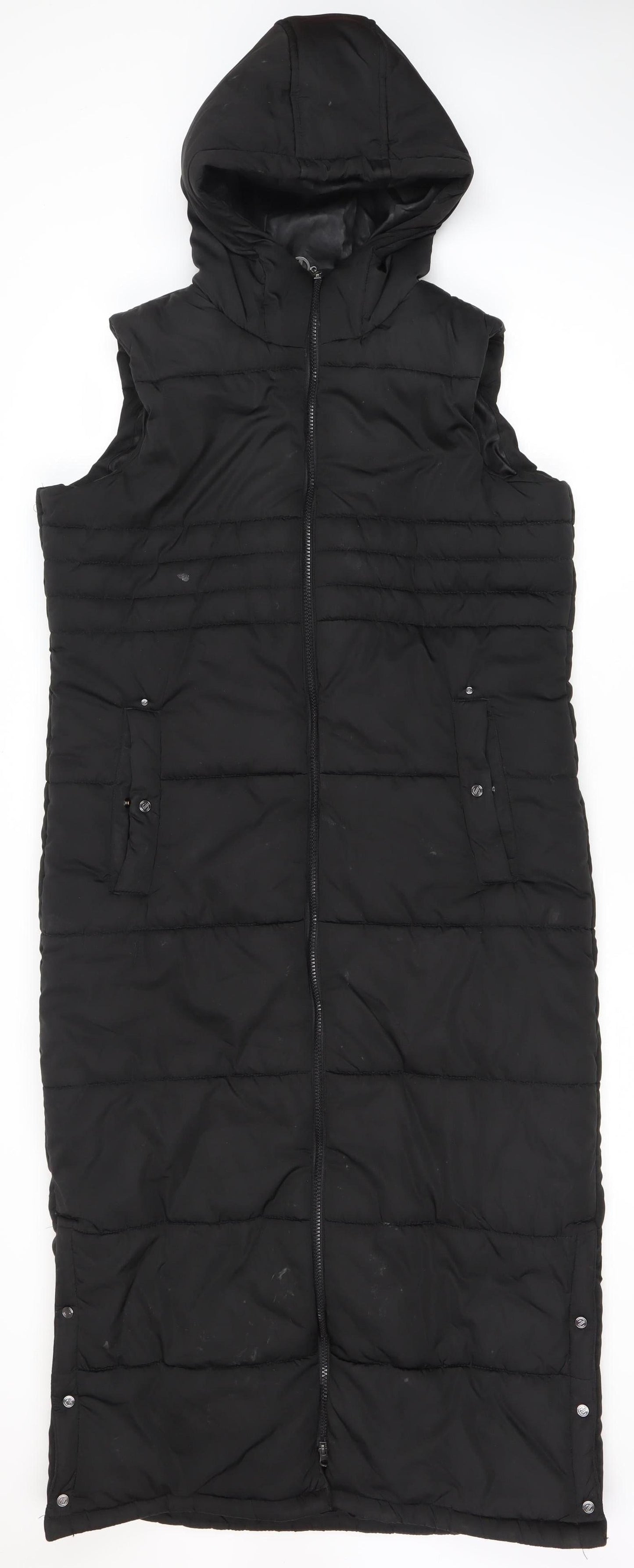 Dare2B Women's Black Puffer Jacket, Size 10, Hooded