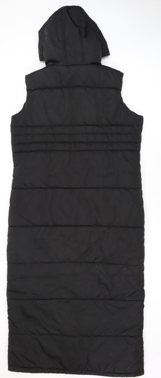 Dare2B Women's Black Puffer Jacket, Size 10, Hooded