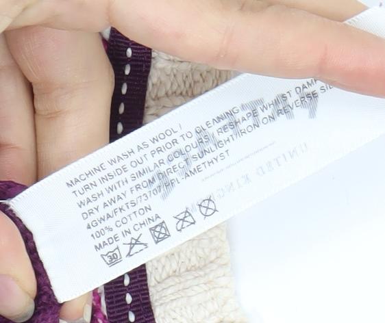 FatFace Women's Multicoloured Fair Isle Jumper, Size 10