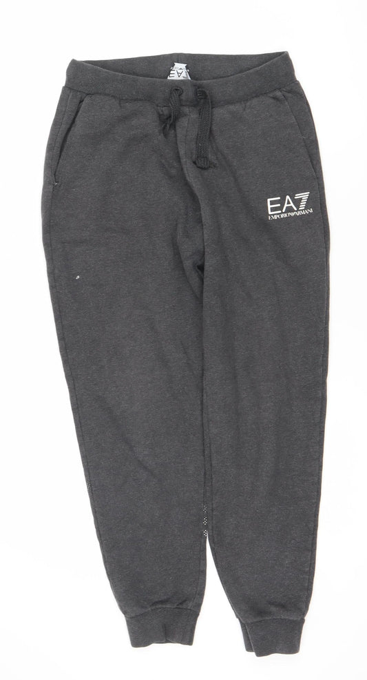 Emporio Armani Men's Black Jogger Trousers - Size S