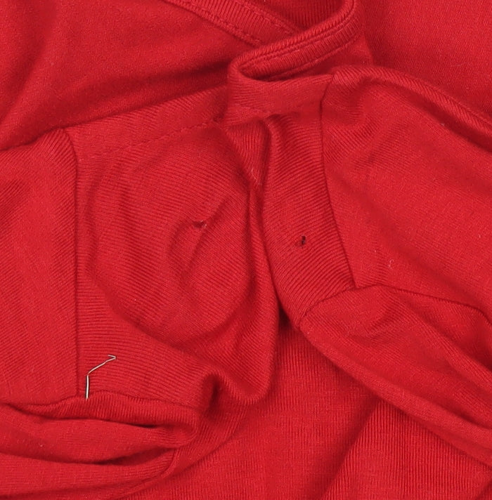 Hobbs Women Red Boat Neck Top - XL