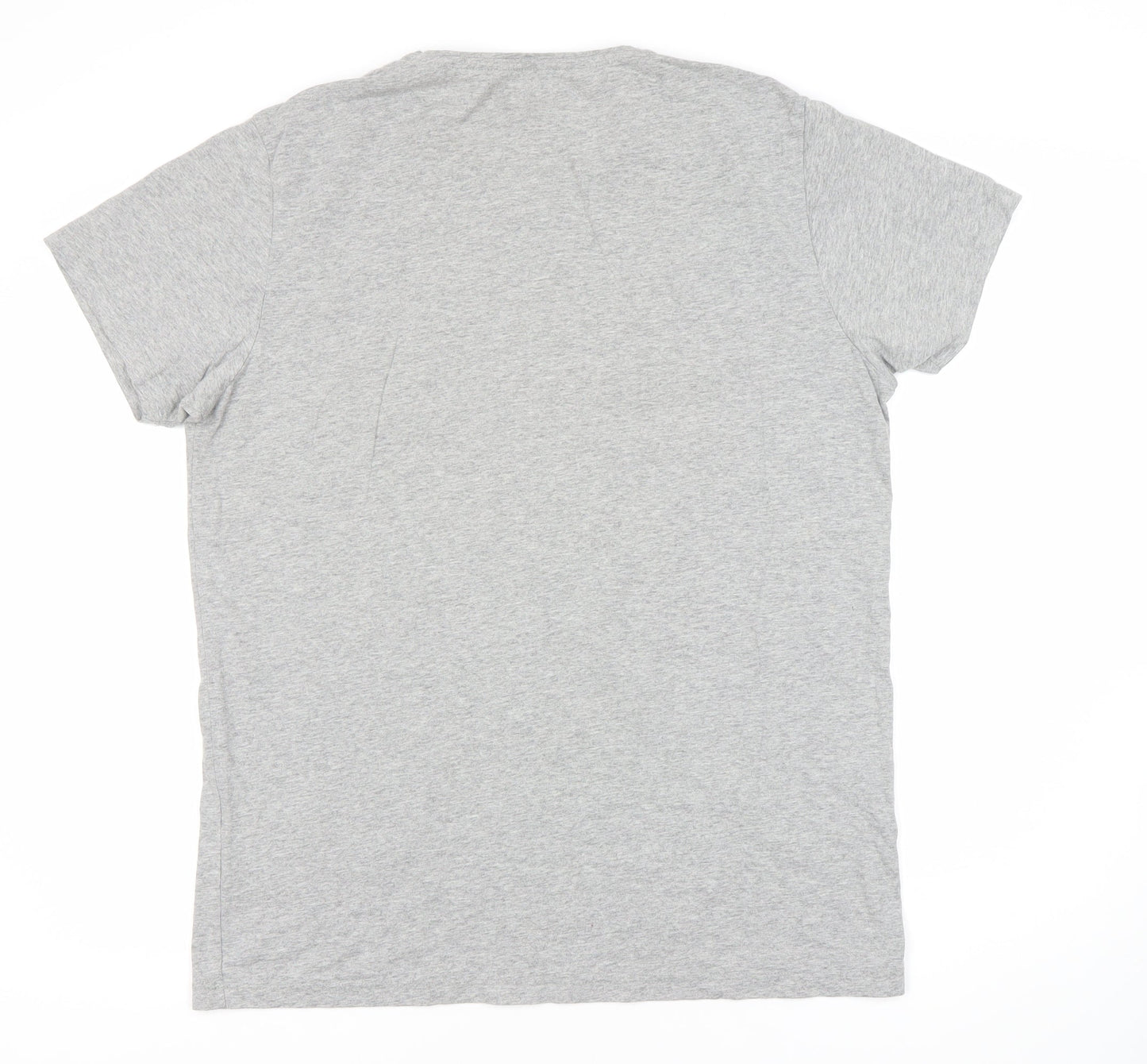 Jack & Jones Men’s Grey Graphic Short Sleeve T-Shirt