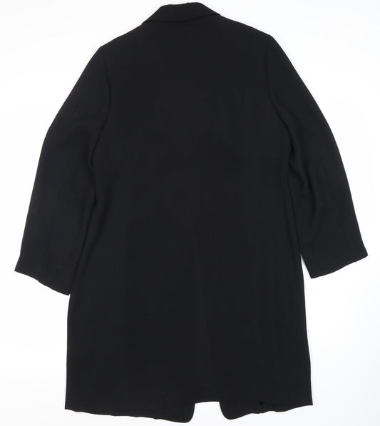 Maroon Collection Women's Black Blazer Size 12