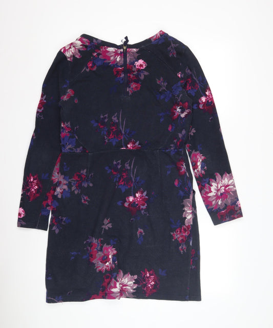 Joules Women's Floral T-Shirt Dress, Size 16, Multicoloured