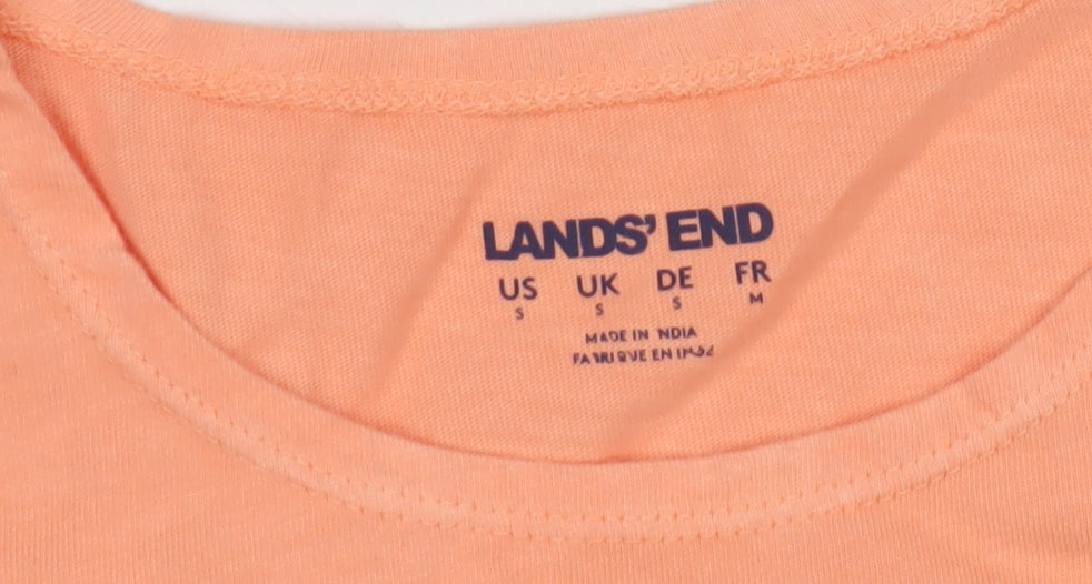 Close-up detail of Lands' End Women Multicoloured Cotton Casual Dress S