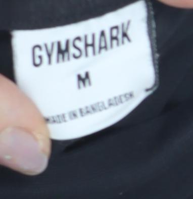 Gymshark Men's Black M T-Shirt - Classic Fit
