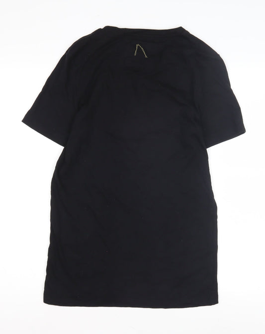 CHASIN' Men's Black Graphic Print T-Shirt Size S