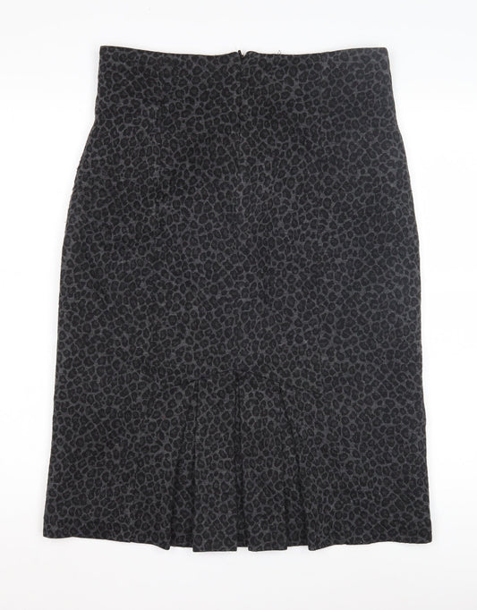 Laura Ashley Women's Black Midi Pencil Skirt, Size 14