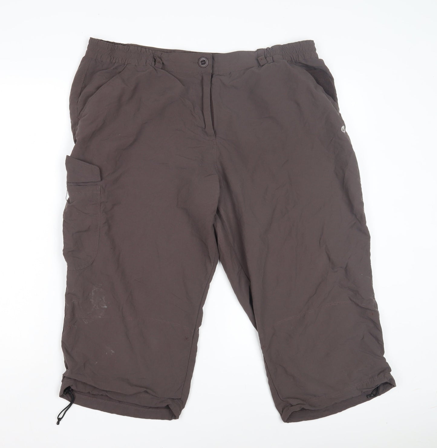 Craghoppers Women's Brown Cargo Trousers Size 20