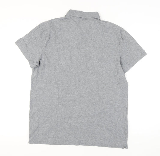 Hugo Boss Men’s Grey 2XL Slim Fit Polo Shirt