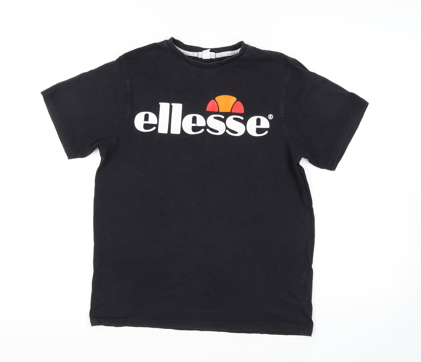 Ellesse Men's Black Logo T-Shirt, Medium, Short Sleeve