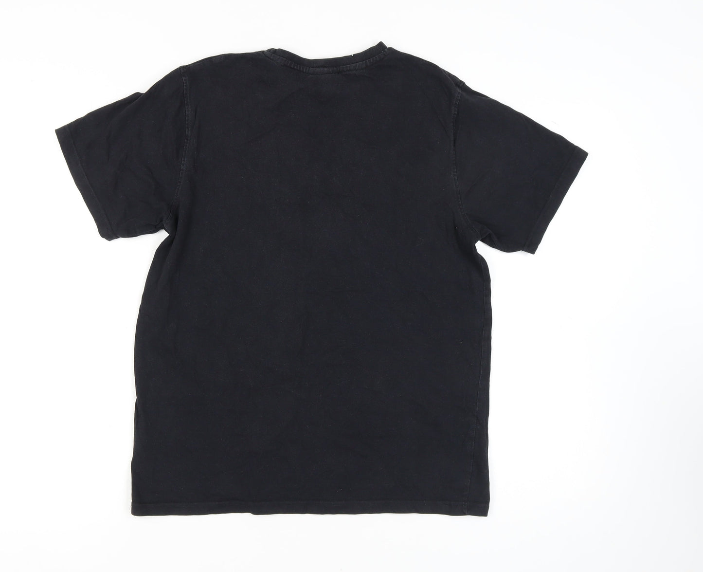 Ellesse Men's Black Logo T-Shirt, Medium, Short Sleeve