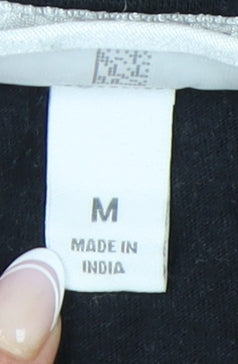 Ellesse Men's Black Logo T-Shirt, Medium, Short Sleeve