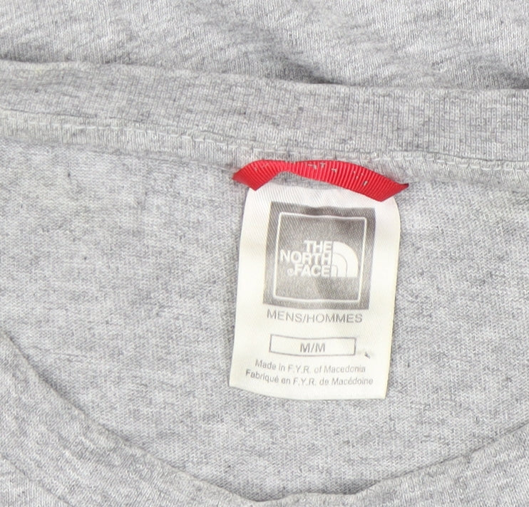 The North Face Men's Grey Logo T-Shirt, Medium