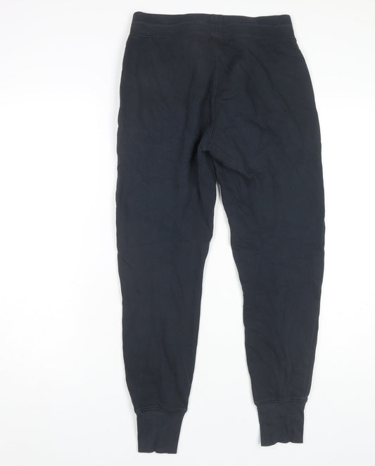 Under Armour Boys Black Joggers XS, Elastic Waist, Zip Pockets