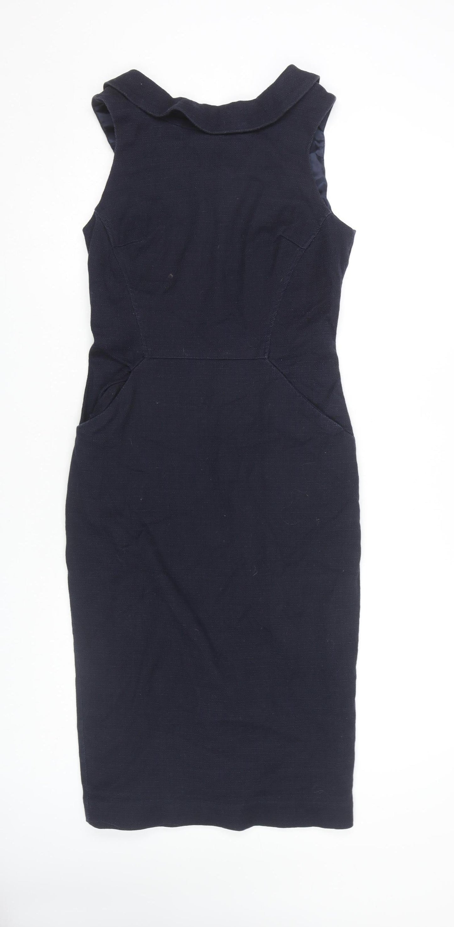 Boden Women's Navy Blue Sheath Dress, Tall 10L