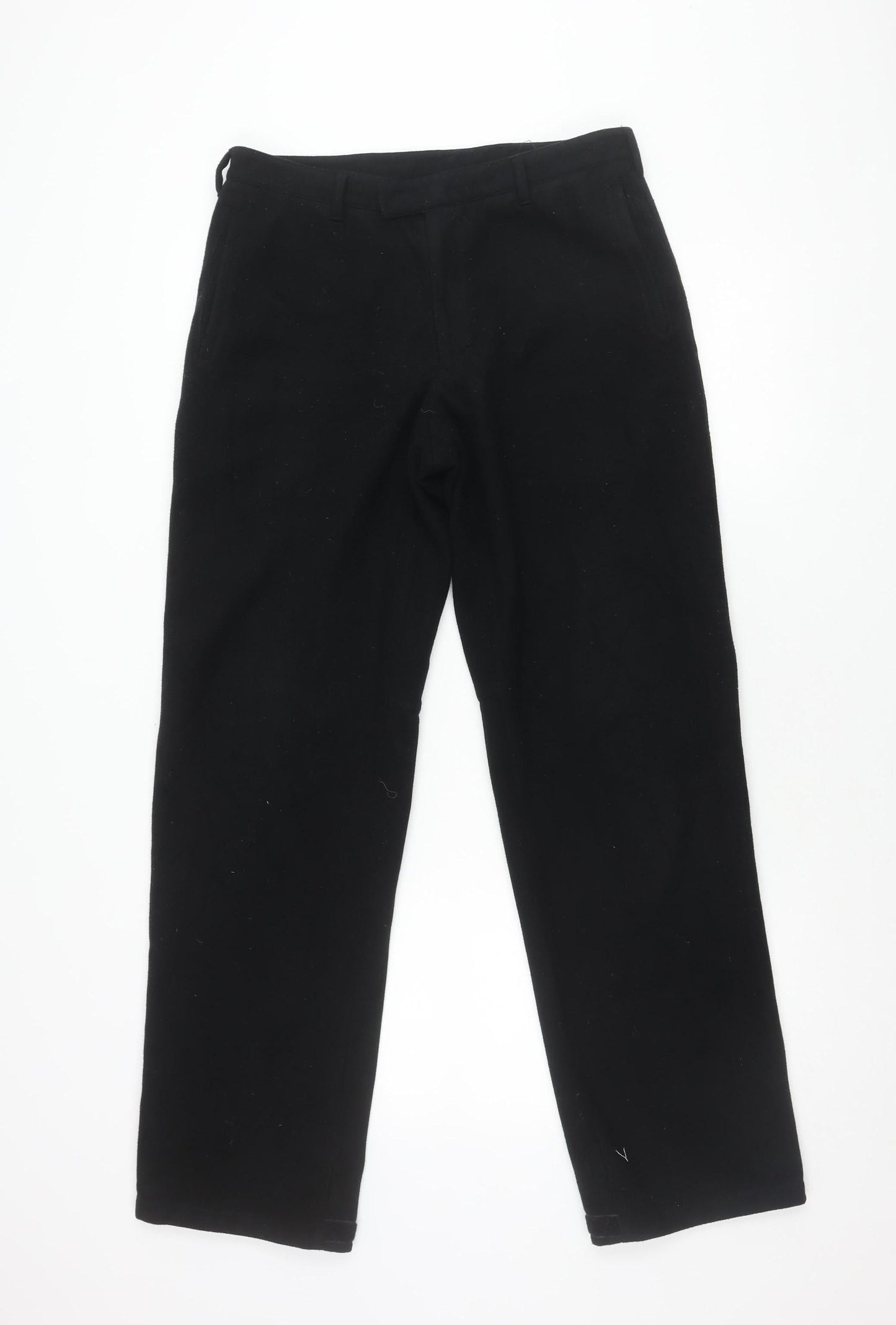 Prada Men's Black Wool Trousers Size 48
