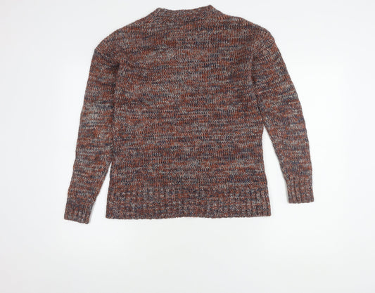 Fat Face Women's Multicoloured Chunky-Knit Pullover Jumper