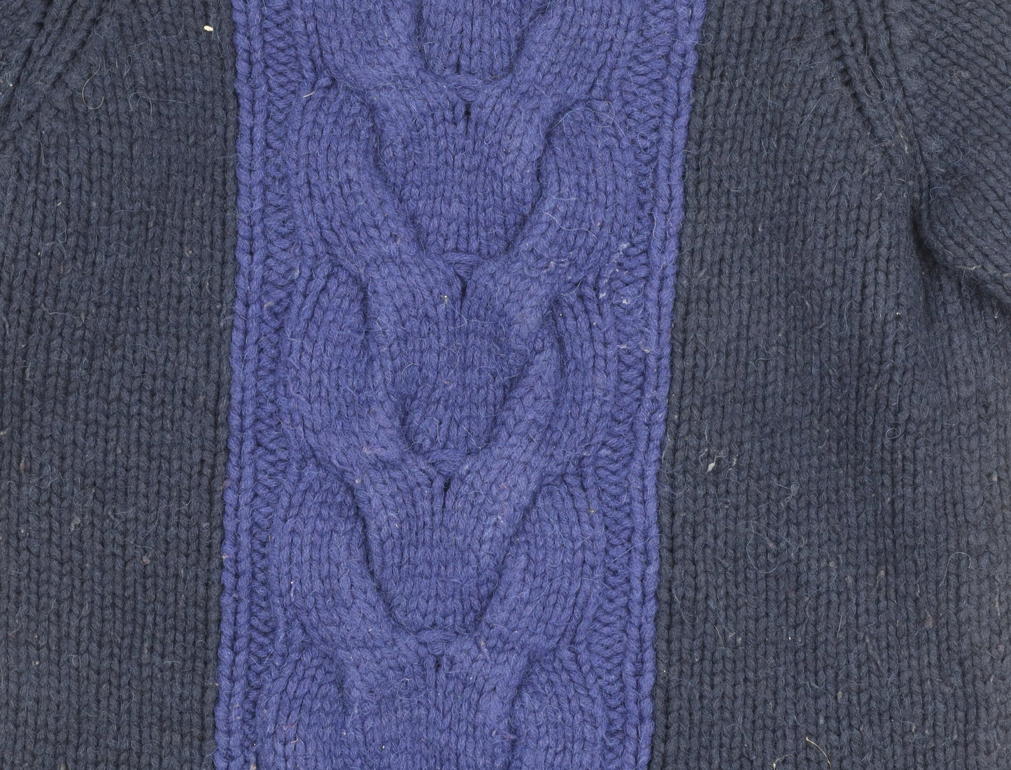 Boden Women’s Blue Cable-Knit Wool Pullover Jumper, S