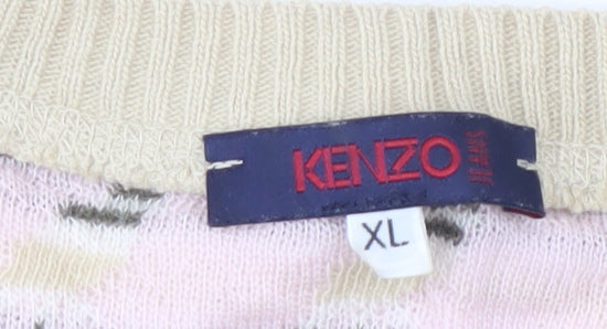 Kenzo Women's Multicoloured XL Pullover Jumper