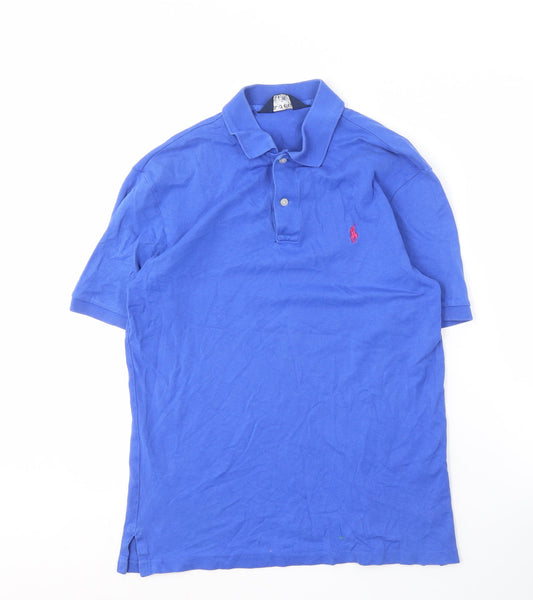 Ralph Lauren Men's Blue Polo Golf Shirt S
