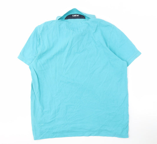 Crew Clothing Men's Blue 2XL Polo Shirt