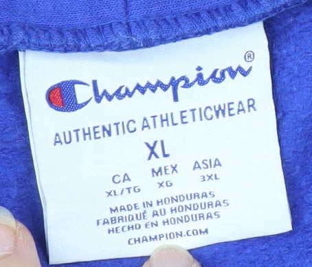 Champion Men's Blue XL Pullover Hoodie