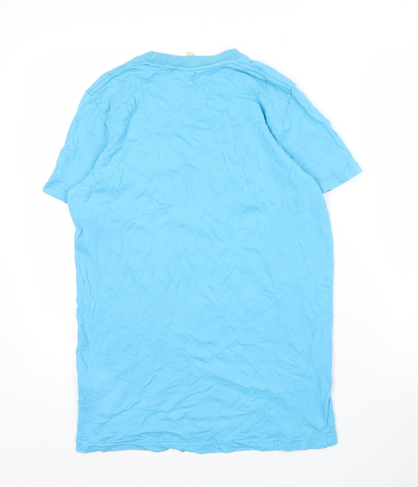 Hollister Men’s Blue Graphic Print T-Shirt, Size S