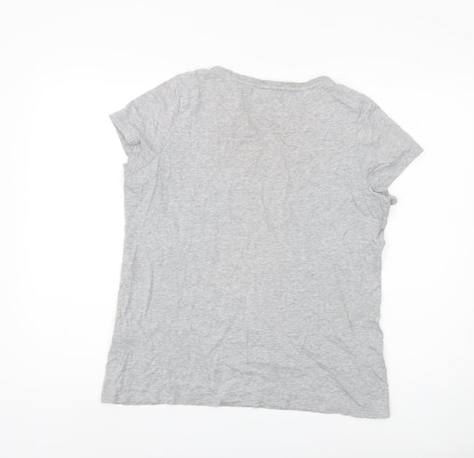 Fat Face Women’s Grey Jersey T-Shirt Size 12
