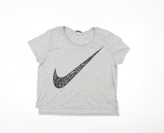 Nike Women's Grey T-Shirt, Size S, Casual Wear