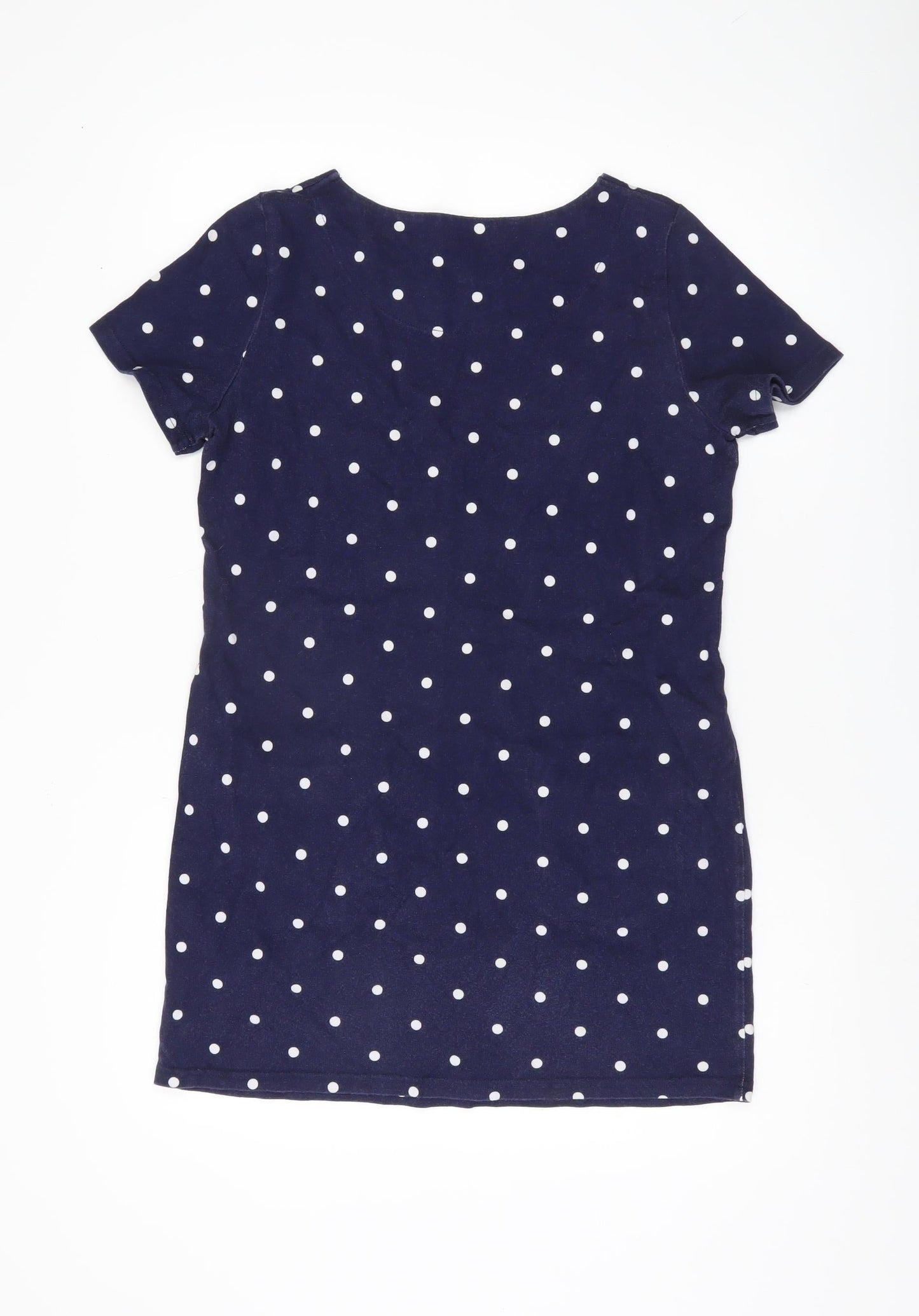 Joules Women's Blue Polka Dot Shift Dress, Size 12