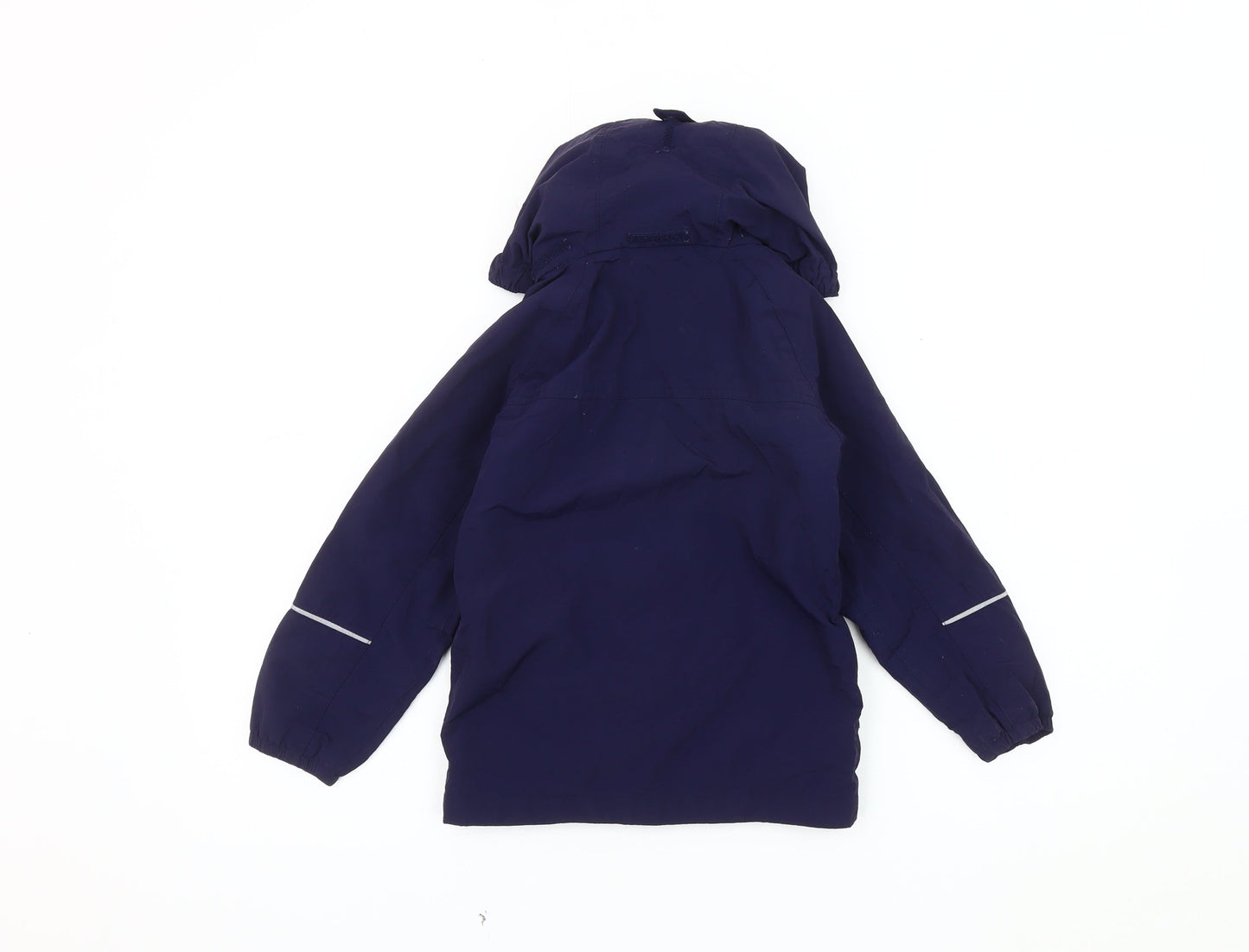 Berghaus Girls Blue Parka Jacket 5-6 Yrs Hooded Autumn