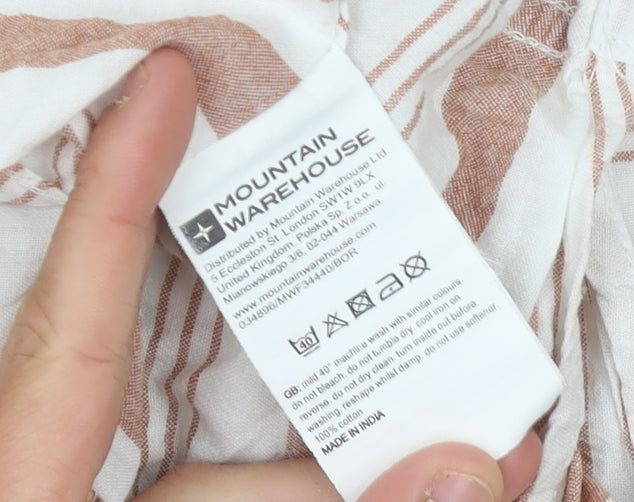 Mountain Warehouse Women's XS Striped Button-Up Shirt