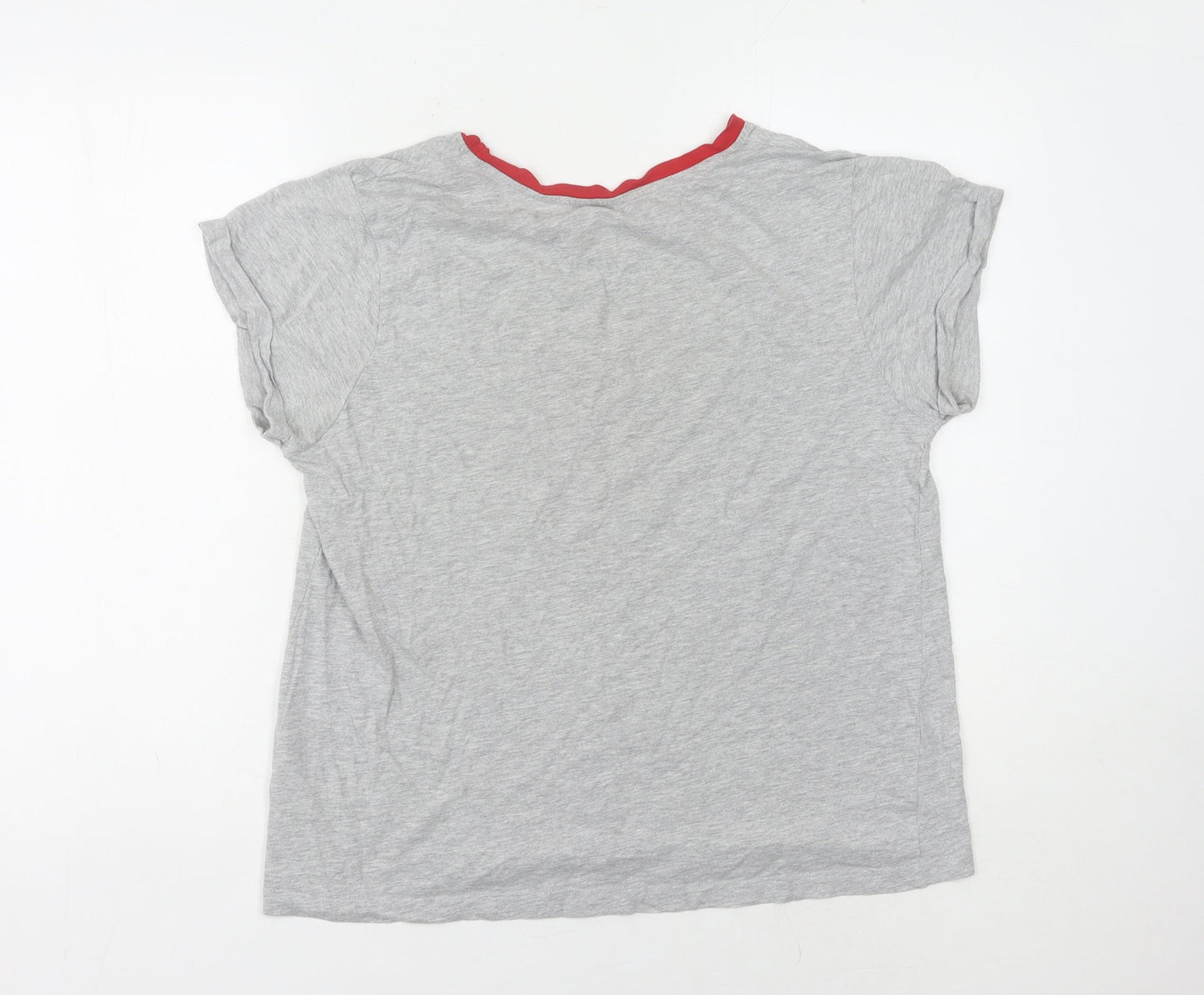 Stranger Things Grey Ringer T-Shirt M