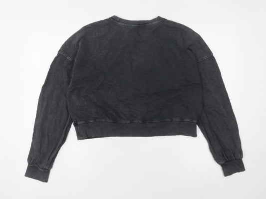 Clockhouse Women's Black Pullover Sweatshirt M