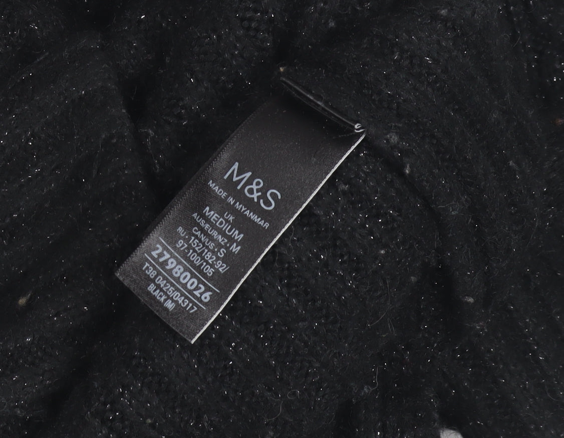 Marks and Spencer Women's Black Medium Jumper