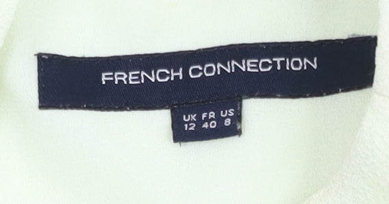 French Connection Womens Ivory Blouse Size 12